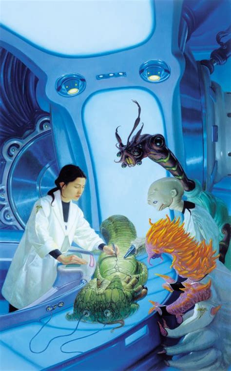 Donato Giancola Cover For Stardoc By Sl Viehl 2000 Space Opera Art