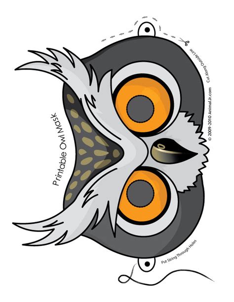 Owl Mask Template