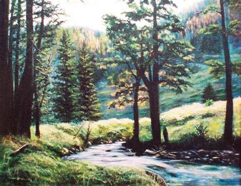 South Willow Creek Painting By Patti Gordon Fine Art America