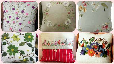 Embroidered Cushion Designs Fabulous Collection Youtube
