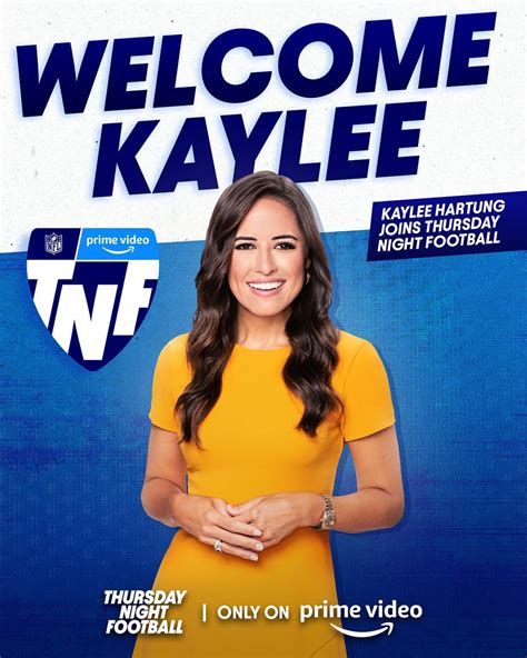 Meet Kaylee Hartung News Reporter Who Joins The Amazon Broadcast Team For Nfl Thursday Night