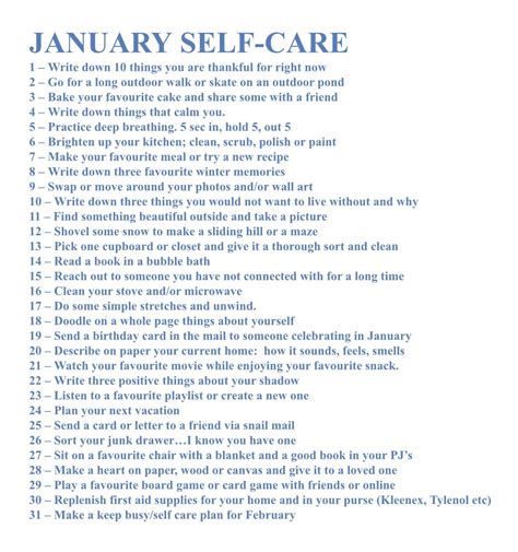 Positive Ways To Keep Up Your Mental Health Care Calendar Create A
