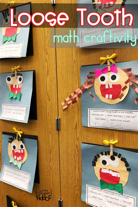 These teacher designed kindergarten games will engage your little learners with delightfully animated characters and exciting challenges as they explore letters of the alphabet, counting numbers, matching shapes, and much more. Adorable math craftivity for Dental Health week! # ...