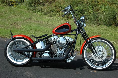 Biker Excalibur Ii New Acm Dished Tank Rigid Bobber By American