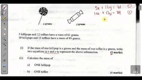 Csec Cxc Maths Past Paper 2 Question 2c January 2013 Exam Solutions