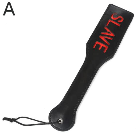 Adult Bdsm Sp Long Pu Rivet Leather Beat Paddle Cosplay Flirting Toy Game Tool In Costume Props