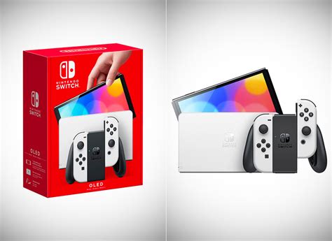 Get A Nintendo Switch Oled Console With White Joy Con Controllers For