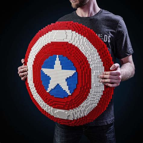A Life Size Lego Captain America Shield You Can Own