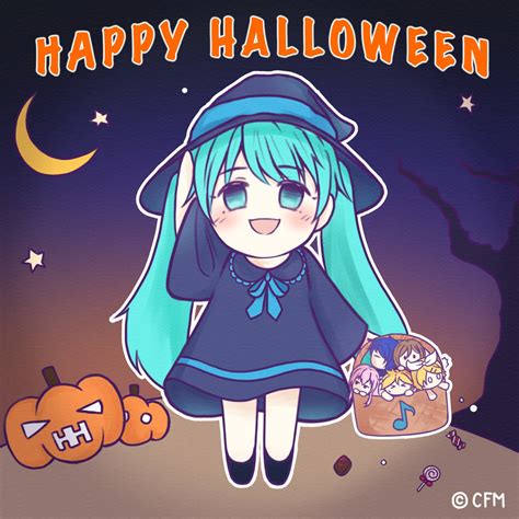 Hatsune Miku On Twitter Trick Or Treat 🎃👻🍬 Happy Halloween Everyone