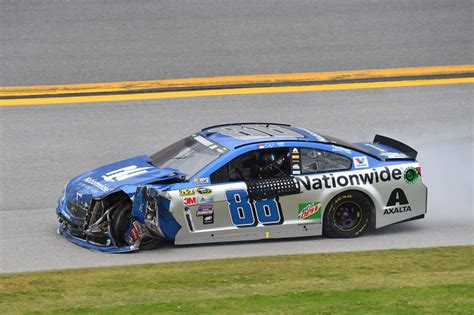 The nascar cup series was halted for two months due to the coronavirus pandemic , but action returned the upgrade in equipment has helped him showcase his considerable talent even more. NASCAR: Dale Jr.'s Steering Wheel Comes Off At Talladega