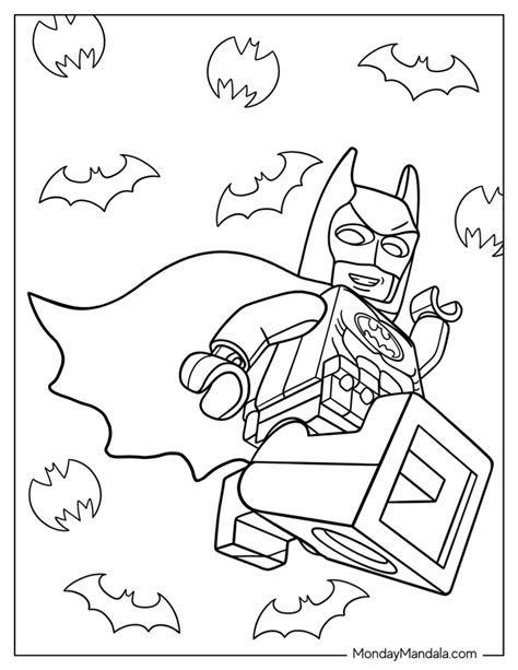 30 Lego Batman Coloring Pages (Free PDF Printables)