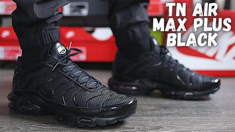 The Best All Black Air Max Nike Air Max Plus Black On Foot Review