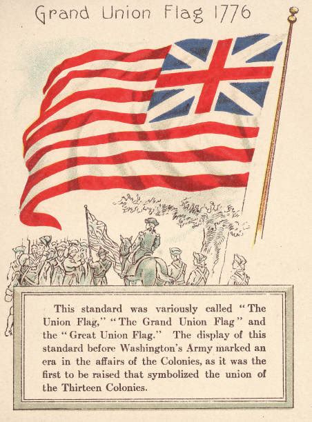 Grand Union Flag Of 1776 Pictures Getty Images