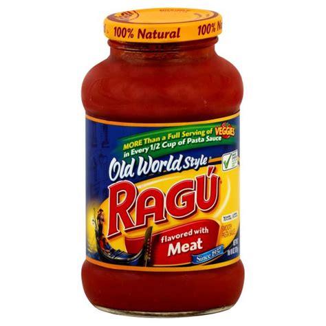 Ragu Old World Style Pasta Sauce Smooth Flavored With Meat 26 Oz 1