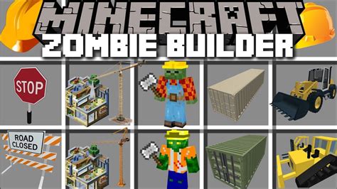 Minecraft Zombie Builder Mod Find Out What The Zombies Are Building