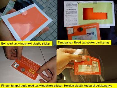 Label stik dan cara buang mereka. Cara Mudah Menanggalkan dan Tampal Road Tax Kereta