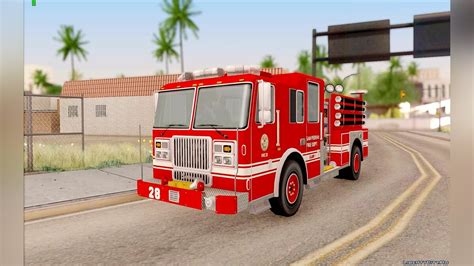 Files To Replace Cars Fire Truck Firetrukdff Firetrukdff In Gta