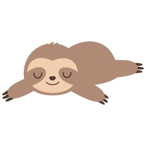 Sloth Sleeping Svg Cute Sloth Svg Baby Sloth Svg Logo Sloth