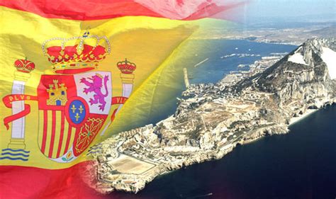 Gibraltar Spain Dispute Police Arrest Man Over Flag Stunt World