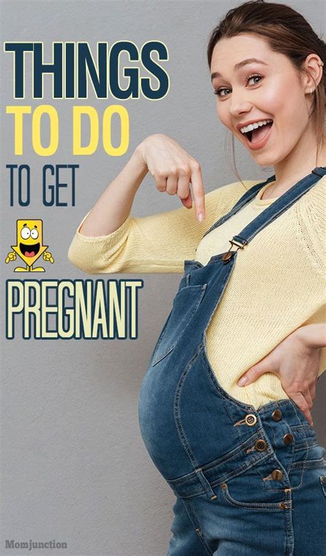 If You Want To Get Pregnant Do These Things Right Now Getting