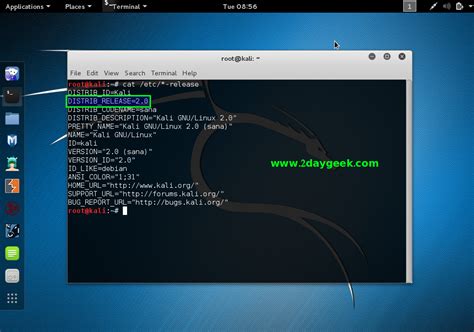 Kali Linux 20 Release Notes And Upgrade Steps 2daygeek Images And