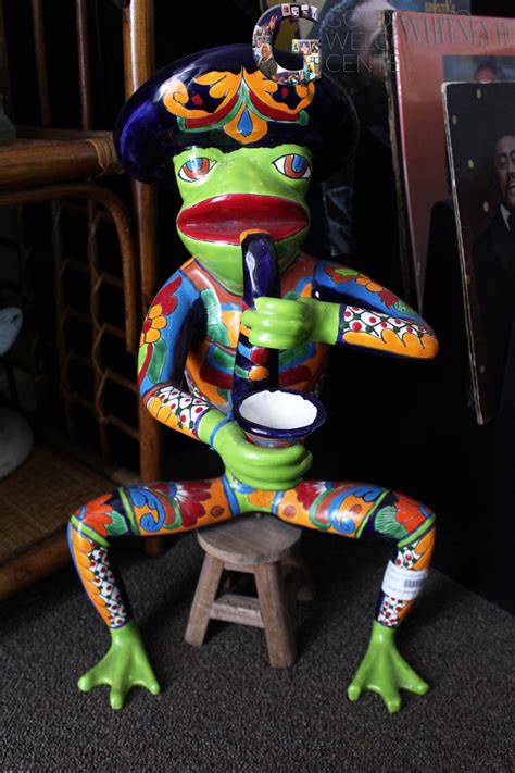 Frog Playing Saxophone Goldsboro Museum