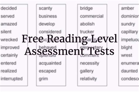 This includes being able to recognize the parts of a sentence, having phonological awareness, the ability to apply word analysis skills, and the ability to read with some. Reading Level Tests for Calculating Grade, Competency, & Level