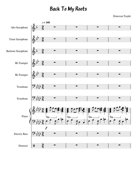 Back To My Roots Sheet Music For Piano Trumpet In B Flat Trombone