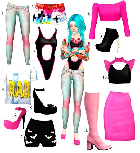 Lauries Style Sheet Thing 1234567891011 Sims 3 Cc Clothes