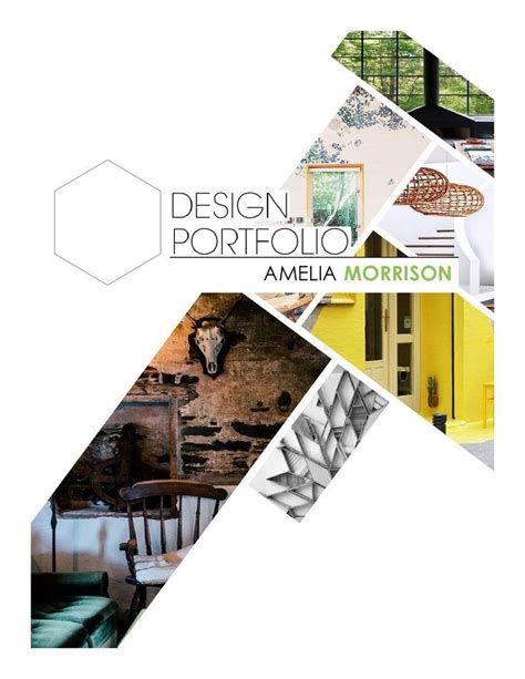 Simple Interior Design Portfolio Cover Page Homyracks