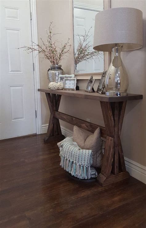 Rustic Farmhouse Entryway Table By Modernrefinement On Etsy A Interior Design
