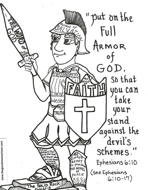 The illustration features the name samuel in block letters and a scripture reference. Armor Of God For Kids Coloring Pages Armor Of God Activity ...