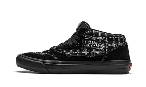 Vans Half Cab Pro 92 Supreme Black Black Vn0a3qph2yw Factory