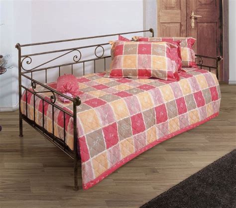 Weitere ideen zu tagesbett, bett, eisenbett. Nostalgisches Tagesbett aus Metall 80x200 cm - Plata