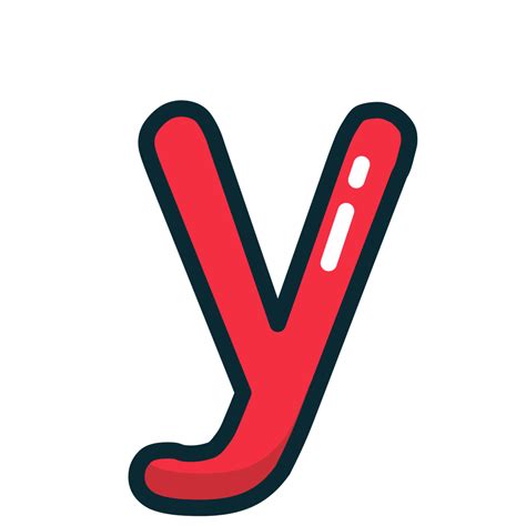 Letter Lowercase Red Y Icon Free Download On Iconfinder