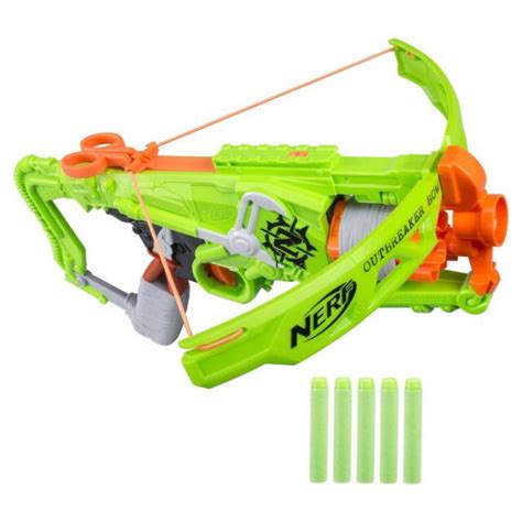 Nerf Zombie Strike Crossfire Cross Bow Blaster Gun Arrow Walking Dead