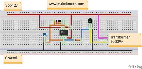 How To Make Portable Inverter With 555 Timer Ic Inverter Project