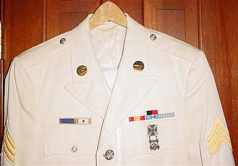 Us Army Enlisted Dress White Uniform 1818631926