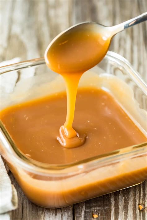 Beef dripping or poultry fat. Caramel Sauce dripping from a spoon | Caramel recipes ...