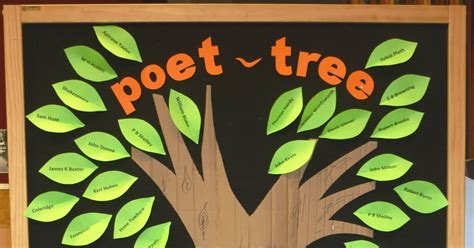 Library Displays Poet Tree