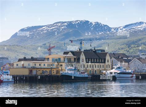 Harstad Lofoten Islands Norway Stock Photo Alamy