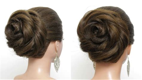 Easy Wedding Bun Updo Cute Hairstyles For Girls With Long