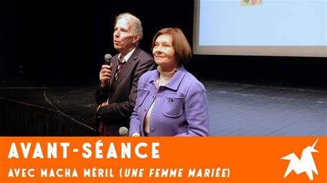 Fifam Avant S Ance Avec Macha M Ril Une Femme Mari E Youtube