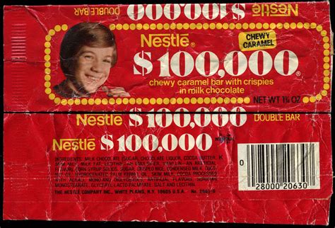 Nestle 100000 Dollar 100 Grand Candy Bar Wrapper 19 Flickr
