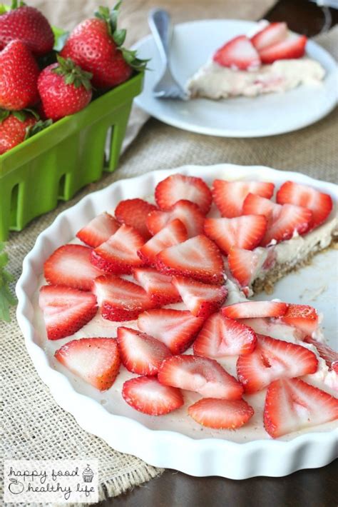 Healthy No Bake Strawberry Tart Recipe Healthy Ideas For Kids
