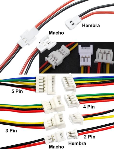 Conectores JST 1 25mm Con Cables