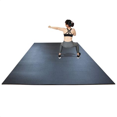 Revtime Extra Large Exercise Mat 6 X 6 Feet 72″ X 72″ X 14″ 7 Mm