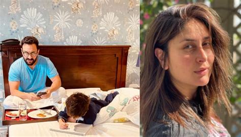Kareena Kapoor Gives Glimpse Of Taimur’s Room As He And Saif Ali Khan Enjoy Breakfast In Bed