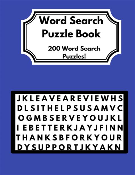Word Search Puzzle Book 200 Word Search Puzzles Great For Adults And