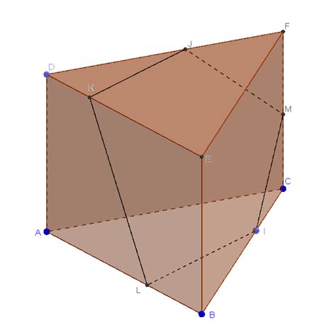 A plane intersects a prism to form a cross section that is ...